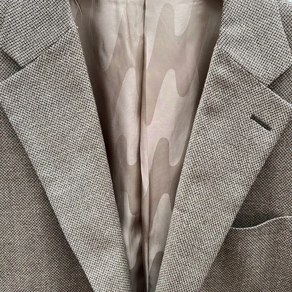 Matarazzi Uomo Venezia Brown Wool/Cashmere Blazer Size 52 - Picture 5 of 14